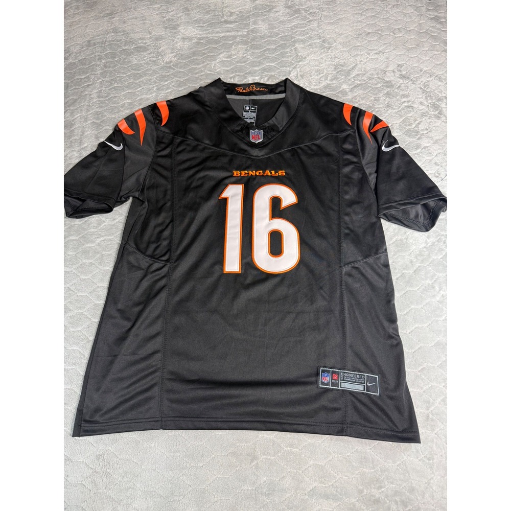 Nike Shane Falco Keanu Reeves The Replacements Bengals Jersey 16 Men Large Black